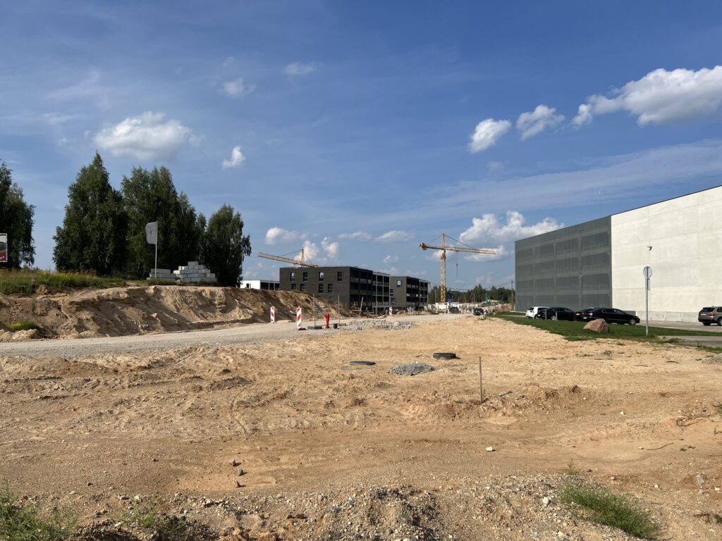 Karaliaučiaus g. atkarpa, Vištyčio g., J. Bretkūno g. atkarpa (Karaliaučiaus g., Vištyčio g., J. Bretkūno g.) - Bike path, Street - construction photos