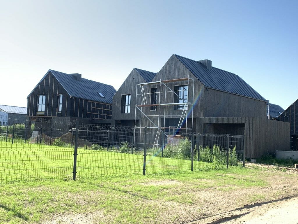 Sostinės parko namai (Šumsko g. 27) - Row housing - construction photos