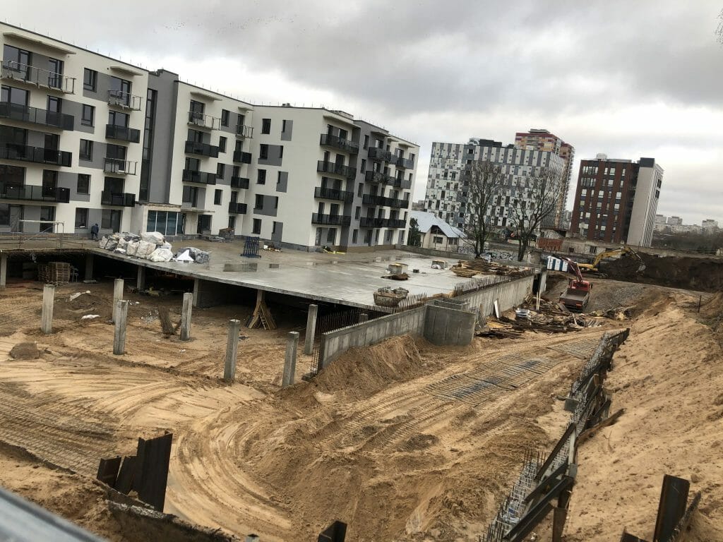 Kavoliuko 14 (A. P. Kavoliuko g. 14) - Multi apartment - construction photos