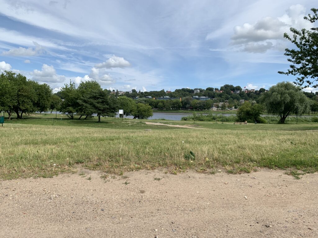 Neries krantinės parkas (Neries krant.) - Park - construction photos