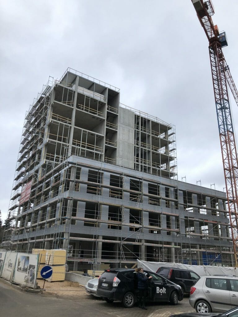 Žalgirio 94 (Žalgirio g. 94) - Office center - construction photos