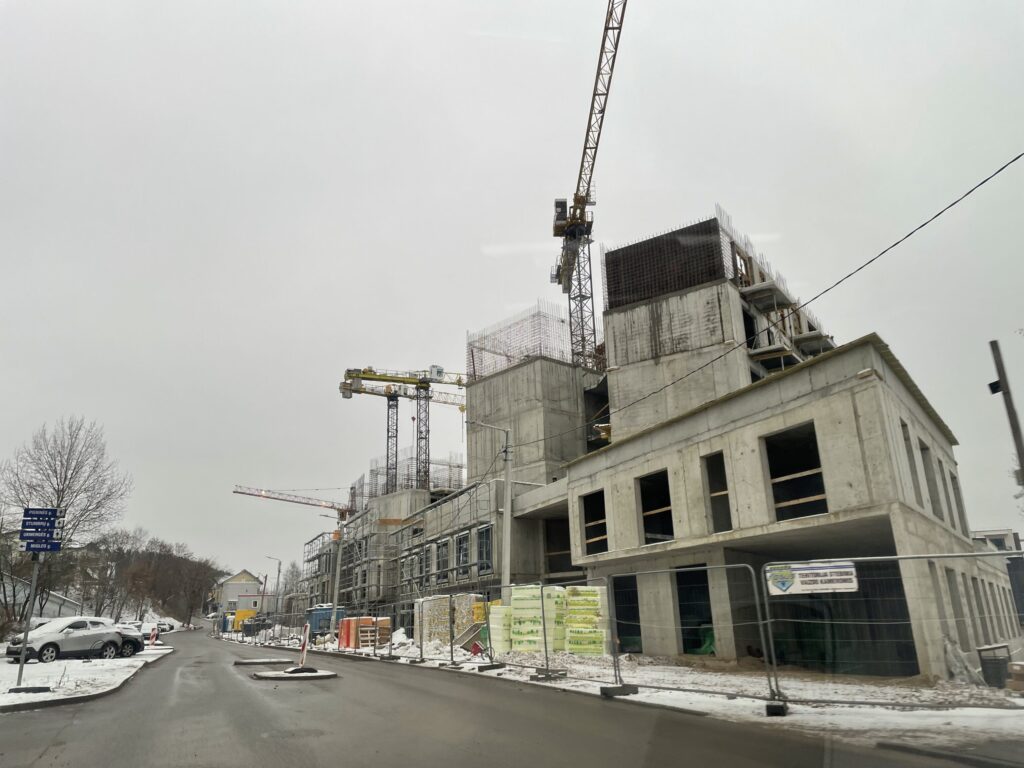 Žvėryno City (Paribio g. 12) - Multi apartment - construction photos