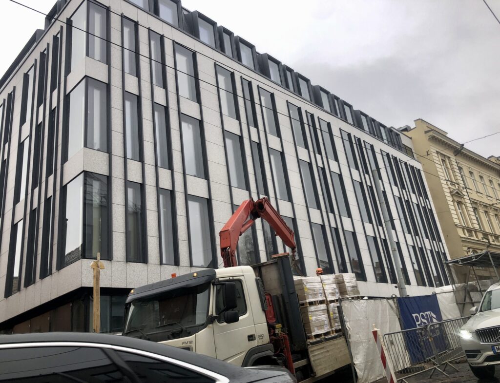 Lietuvos draudimo administracinis B10 (J. Basanavičiaus g. 10) - Multi apartment, Office center - construction photos