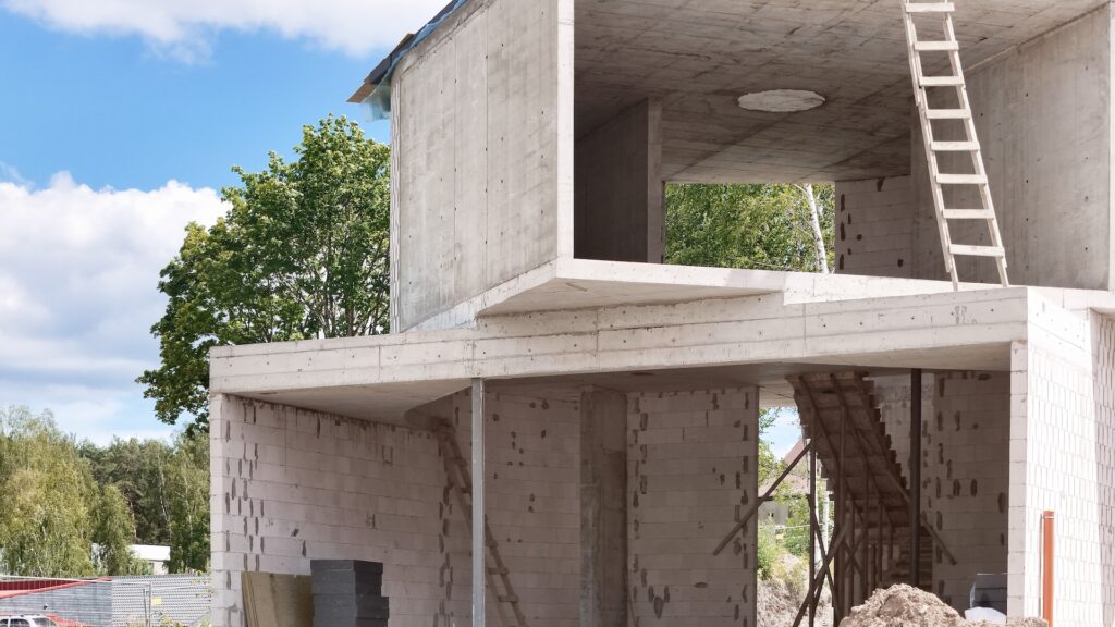 Duonos kalnas 1 etapas (Duonos Kalno g. 20, 22, 24, 26) - Private house community - construction photos