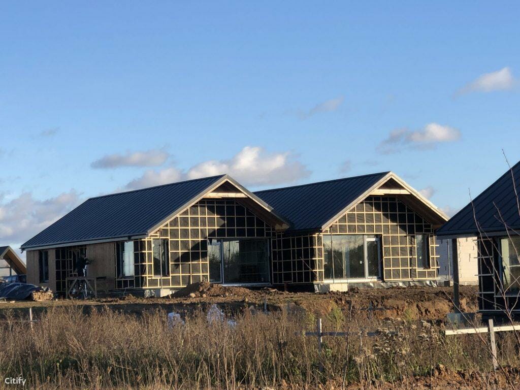 Fabriko g. namai (Fabriko g. 37, 37B, 37E, 37F, 37G,) - Row housing - construction photos