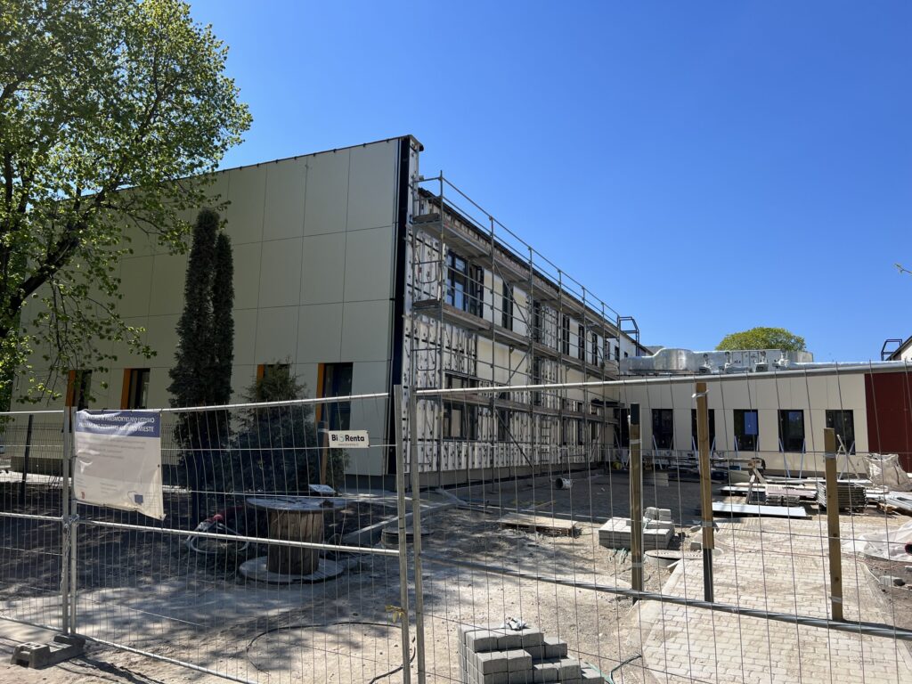 Vaikų darželis "Svirpliukas" (Liepų g. 43A) - Science institution - construction photos