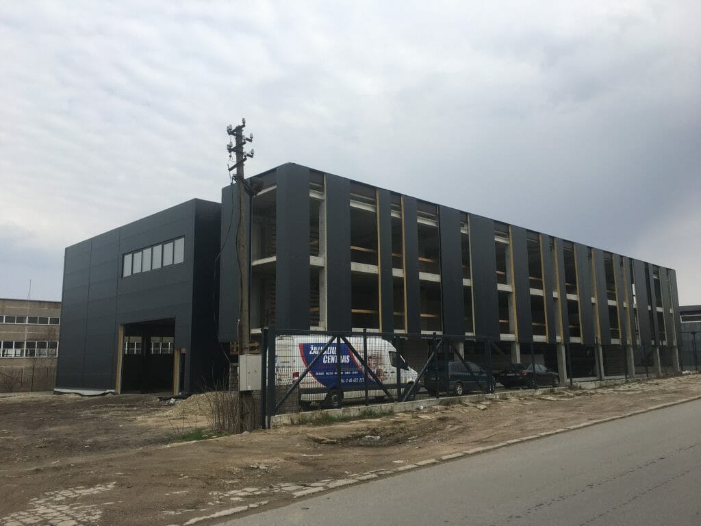Šilutės pl. 17A (Šilutės pl. 17A) - Office center - construction photos