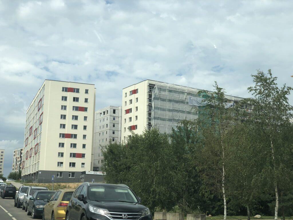 Leičių kiemas 1 etapas (Leičių g. 9) - Multi apartment - construction photos