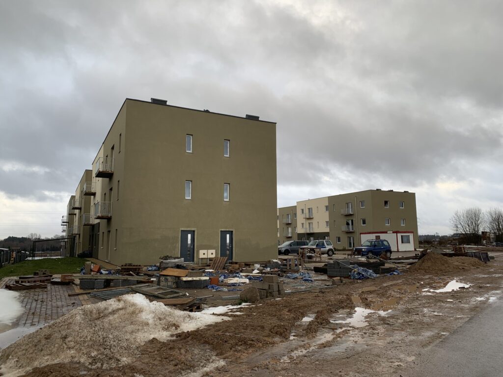 Auksinė kalva 4 etapas (K. Čerbulėno g. 100) - Multi apartment - construction photos