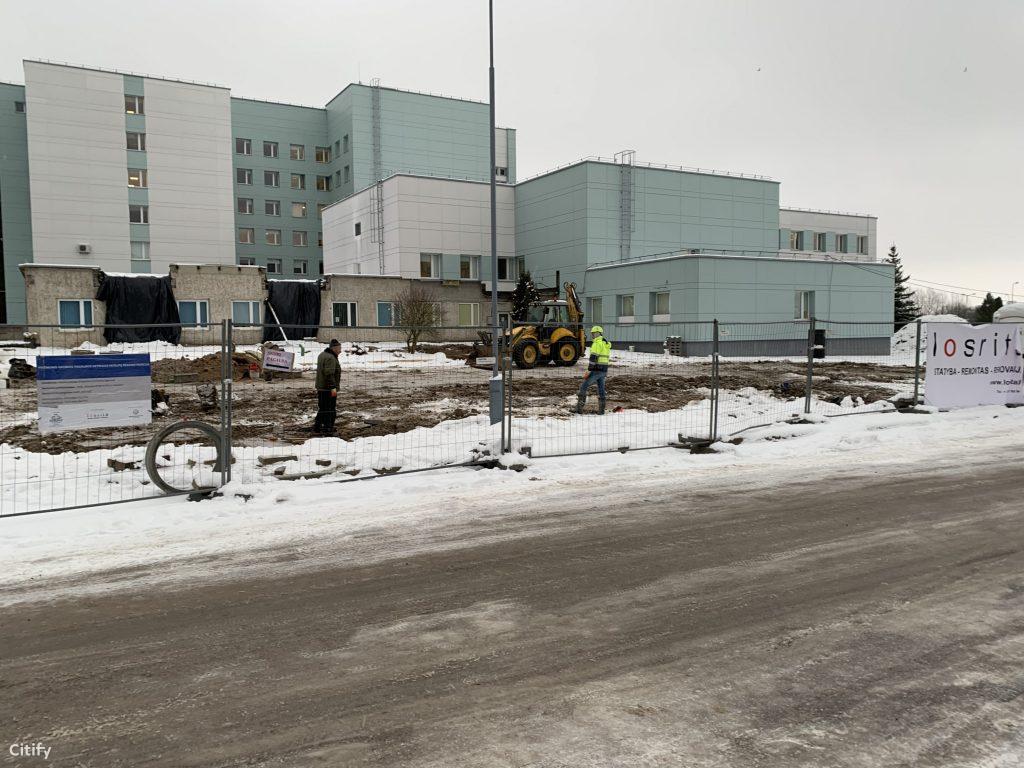 Klaipėdos jūrininkų ligoninės priėmimo – skubiosios pagalbos skyrius (Liepojos g. 45) - Hospital - construction photos