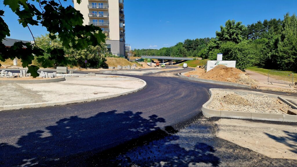 Smalinės g. tęsinys (Smalinės g.) - Bike path, Street - construction photos