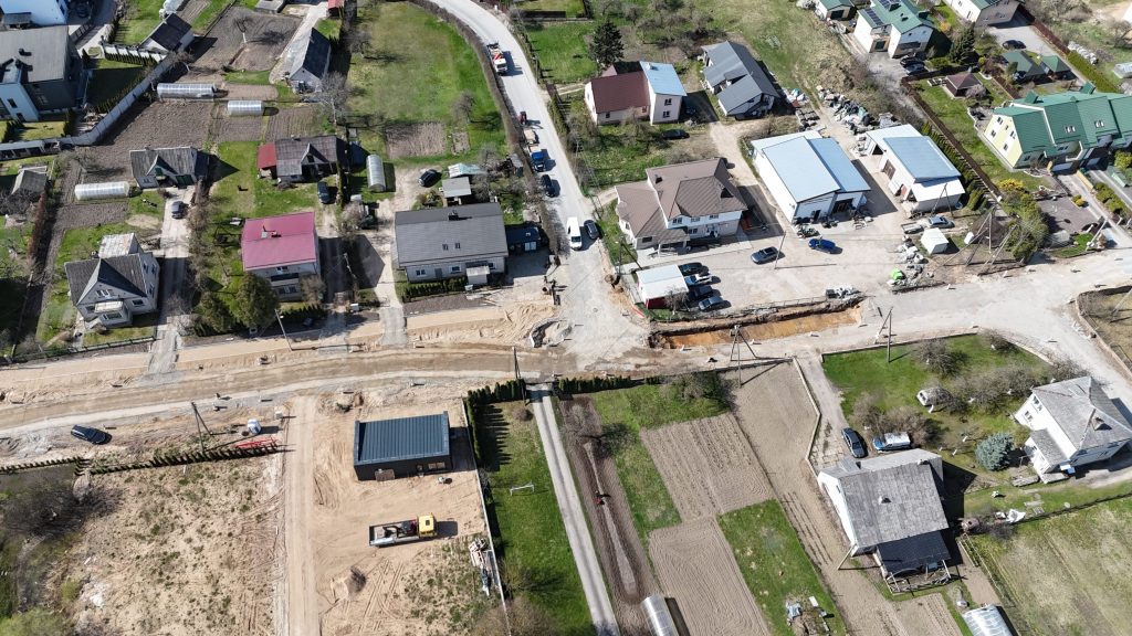 Sidaronių g., Dvaro g., Buivydiškių g. atkarpų rekonstrukcija (Sidaronių g., Dvaro g., Buivydiškių g.) - Street - construction photos
