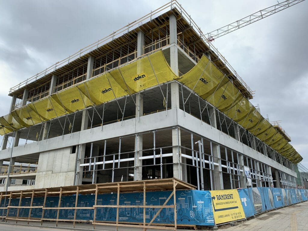 Žalgirio 112 (Žalgirio g. 112) - Biroju centrs - būvdarbu attēli