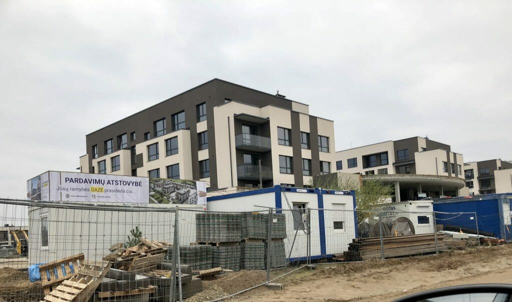 Bitėnų oazė 1-2 etapai (Bitėnų g. 3D, 1B) - Multi apartment - construction photos