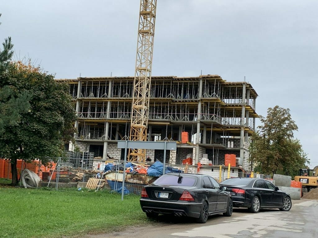 Du žaibai (Žaibo g. 14A) - Multi apartment - construction photos