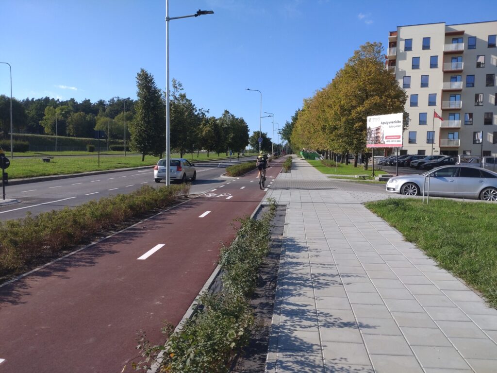 Baltupio g. dviračių takas iki Didlaukio g. (Baltupio g.) - Bike path - construction photos