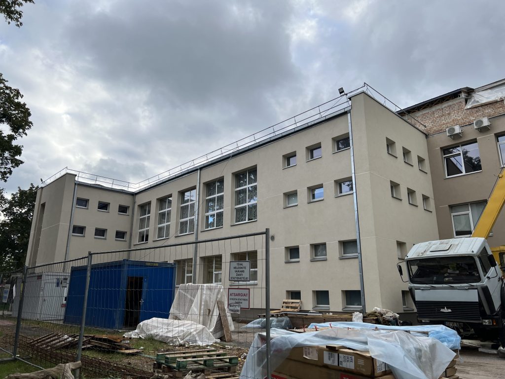 Kauno Tarptautinė gimnazija (Vytauto pr. 50) - Science institution - construction photos