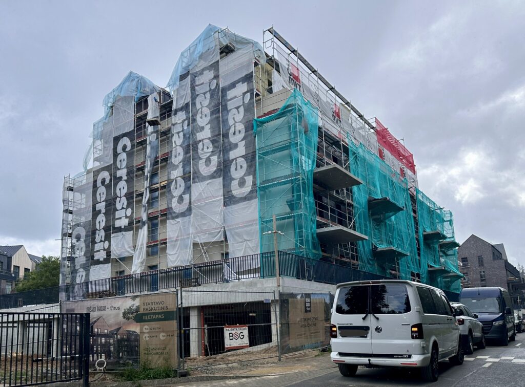 Miško ardai 3 etapas (Burbiškių g. 6) - Multi apartment - construction photos