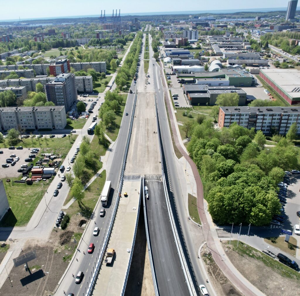 Baltijos pr. žiedinė sankryža (Baltijos pr., Šilutės pl.) - Road - construction photos