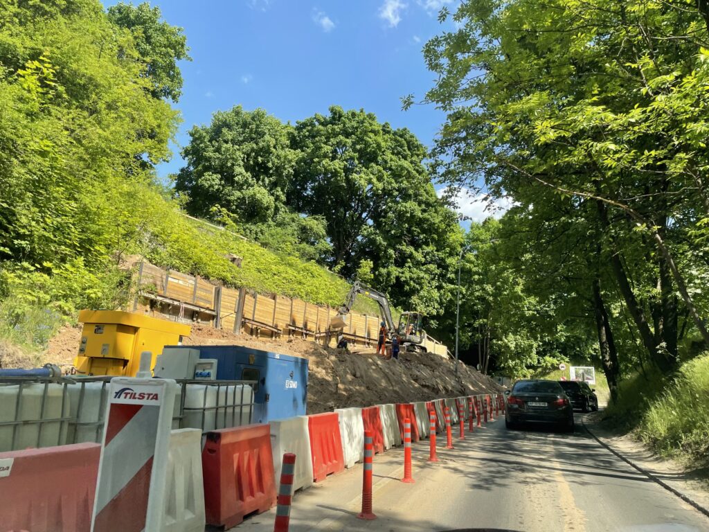 Tauro kalno parkas (V. Mykolaičio-Putino g.) - Park - construction photos