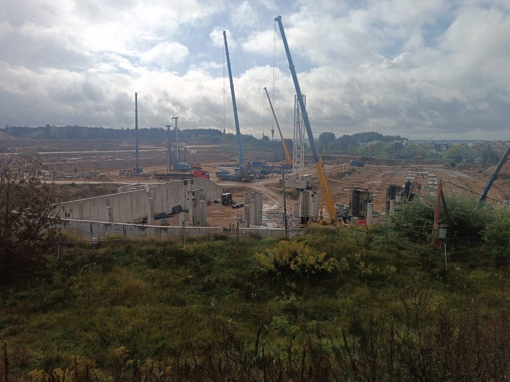 Daugiafunkcis sveikatinimo, ugdymo, švietimo, kultūros ir užimtumo kompleksas 1 etapas (stadionas) (Ozo g. 27) - Stadium - construction photos