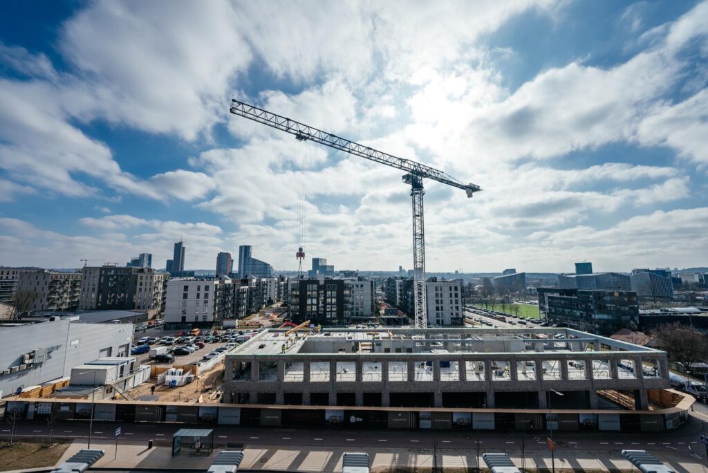 Sand Offices (Žalgirio g. 114) - Office center - construction photos