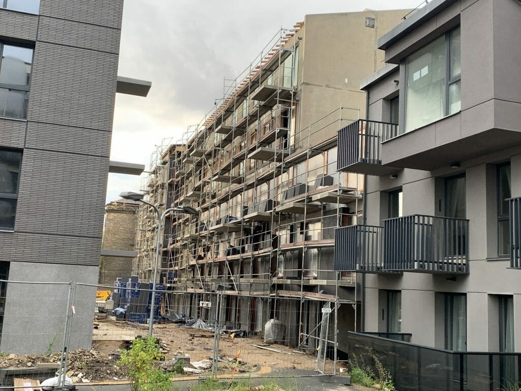 Baltas Lapas Mindaugo 2 etapas (Aguonų g. 17) - Multi apartment - construction photos