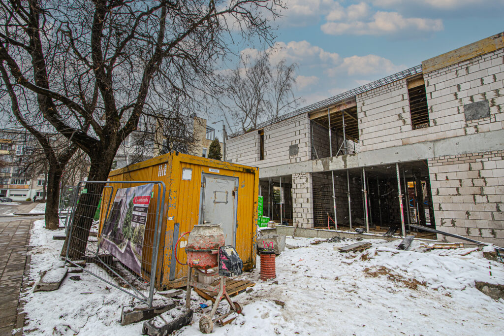 Lūšių 19 (Lūšių g. 19) - Row housing - construction photos