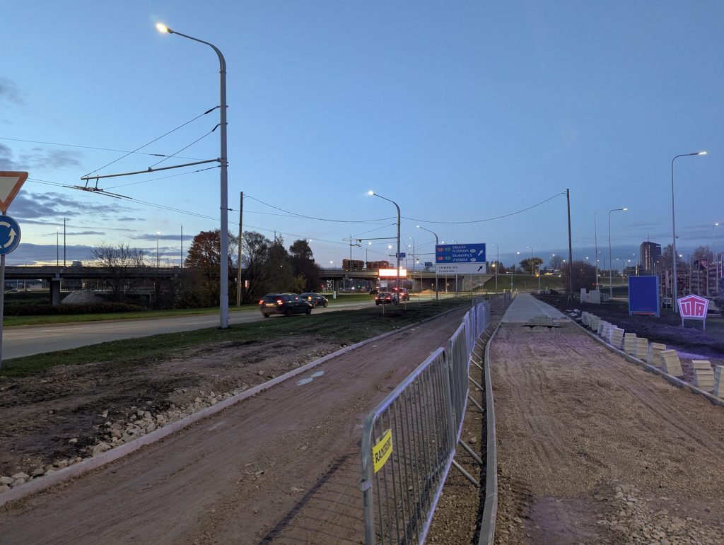 Velosipēdu ceļš Rīga - Ķekava (Mūkusalas iela, Ziepniekkalna iela) - Bike path - construction photos