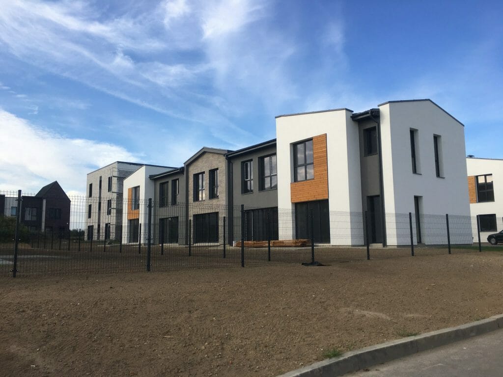 Kotedžai Kalnėnuose 2 etapas (Kroatų g.) - Row housing - construction photos