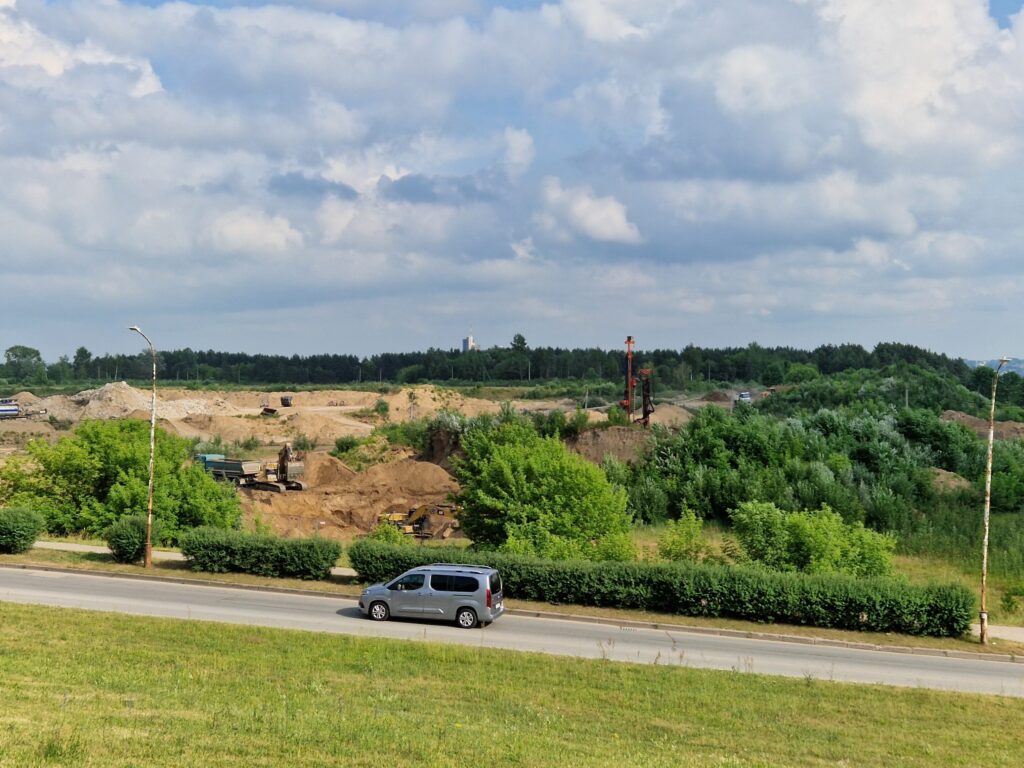 Daugiafunkcis sveikatinimo, ugdymo, švietimo, kultūros ir užimtumo kompleksas 1 etapas (stadionas) (Ozo g. 27) - Stadium - construction photos