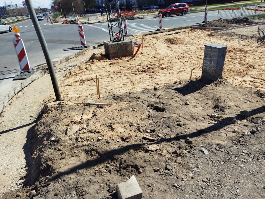 Velosipēdu ceļš Rīga - Ulbroka (Augusta Deglava iela) - Dviračių takas - statybų nuotraukos