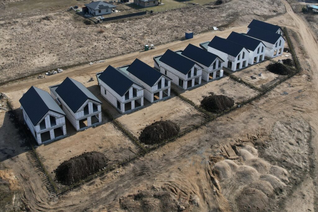 Marianos Veriovkinos g. namai (Marianos Veriovkinos g. 2, 4, 6, 8, 10, 12, 14, 16) - Row housing - construction photos