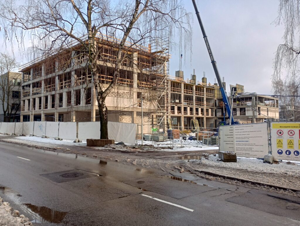 Uniflow Apartments & Co-living - 1.kārta (Jelgavas iela 14) - Üürimaja, Korterelamu, Muu äri - ehituse fotod