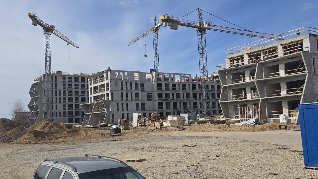 Just-in 1 etapas (A, B, C) (Justiniškių g. 126) - Daugiabutis - statybų nuotraukos