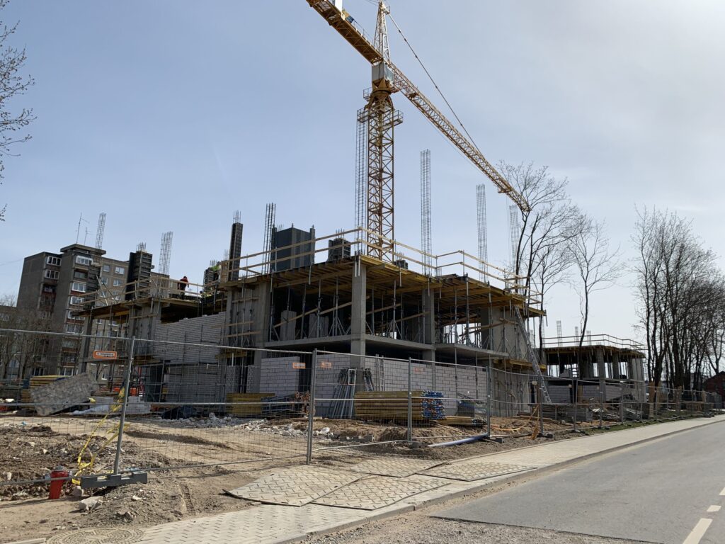 O5 NAMAI (Žeimenos g. 82) - Multi apartment - construction photos