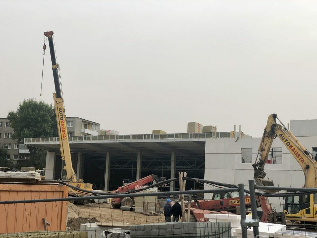 Kauno ledo rūmai (Kovo 11-osios g. 26) - Sports arena - construction photos