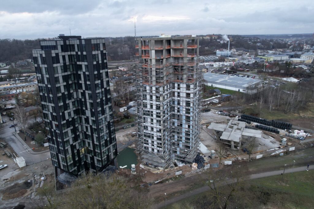 Kaunorama 1 etapas (A ir B namas) (A. Juozapavičiaus pr. 139A) - Multi apartment - construction photos