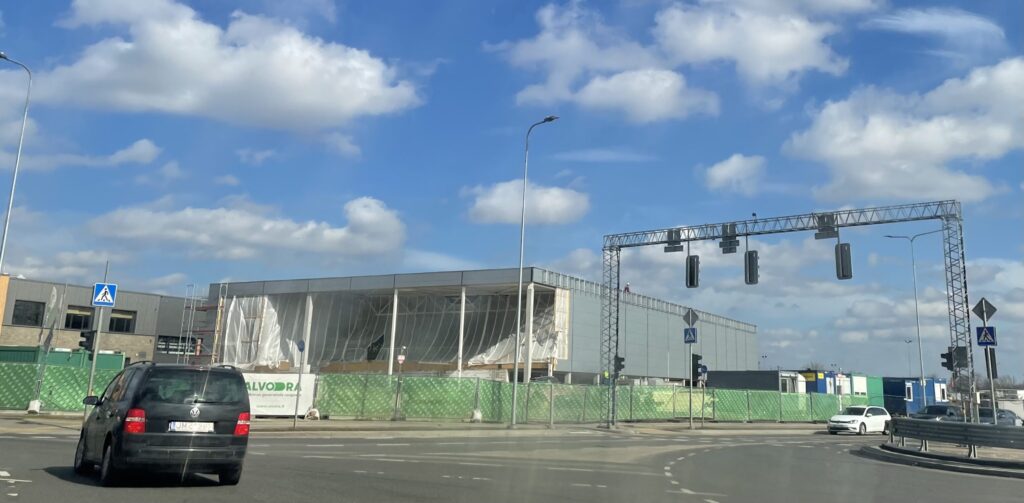 LIDL Liepkalnio g. 102A (Liepkalnio g. 102A) - Food store - construction photos