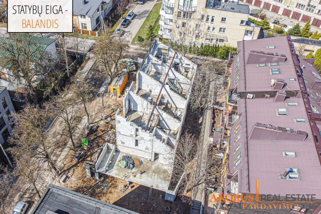 Lūšių 19 (Lūšių g. 19) - Row housing - construction photos