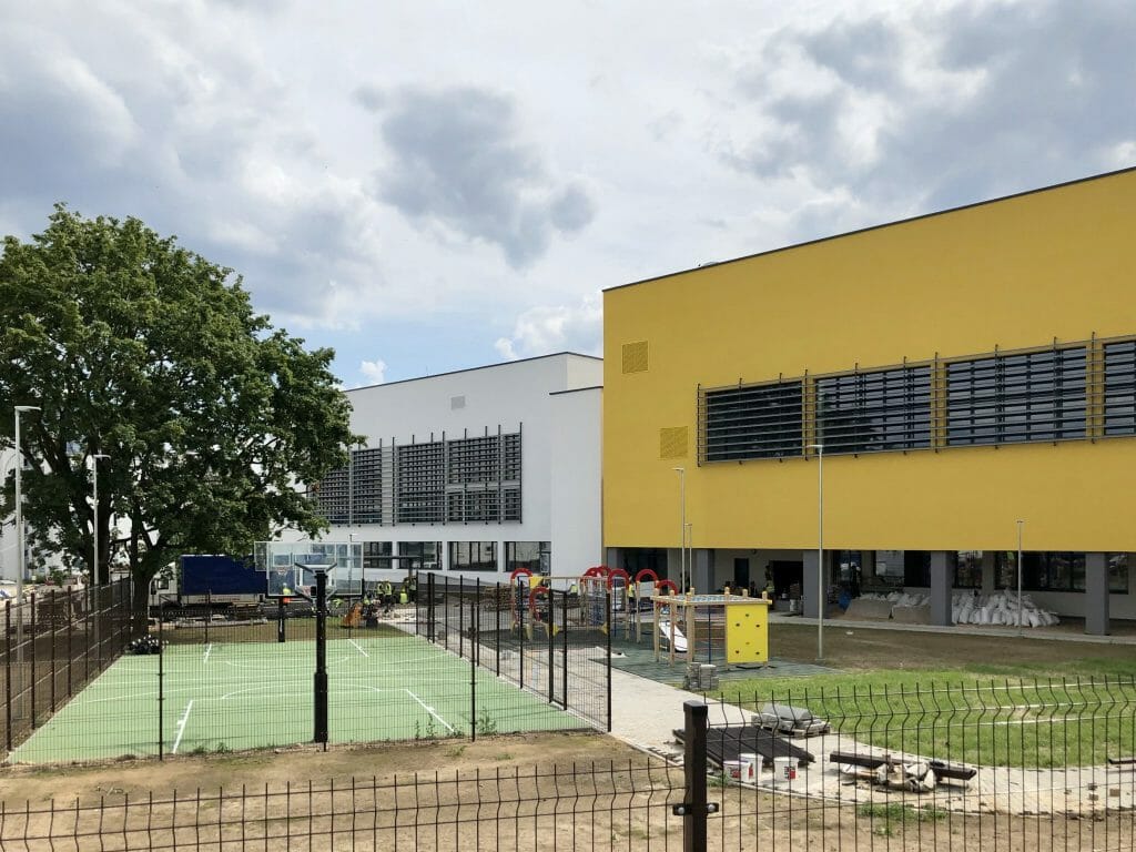 Gabijos gimnazijos priestatas (Pašilaičių g. 13) - Primary and secondary education - construction photos