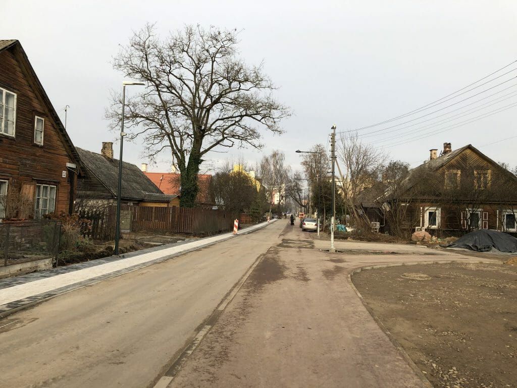 Giedraičių ir S. Fino g. (Giedraičių g.) - Bike path, Street - construction photos