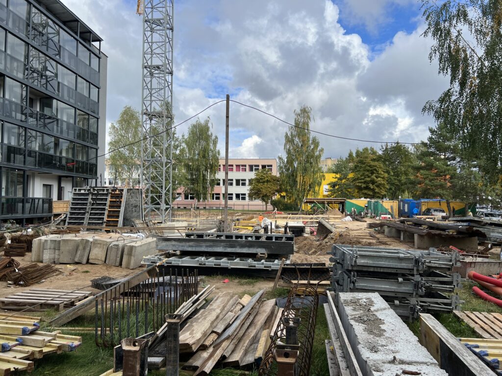 Laisvės 45A (Laisvės pr. 45A) - Multi apartment - construction photos