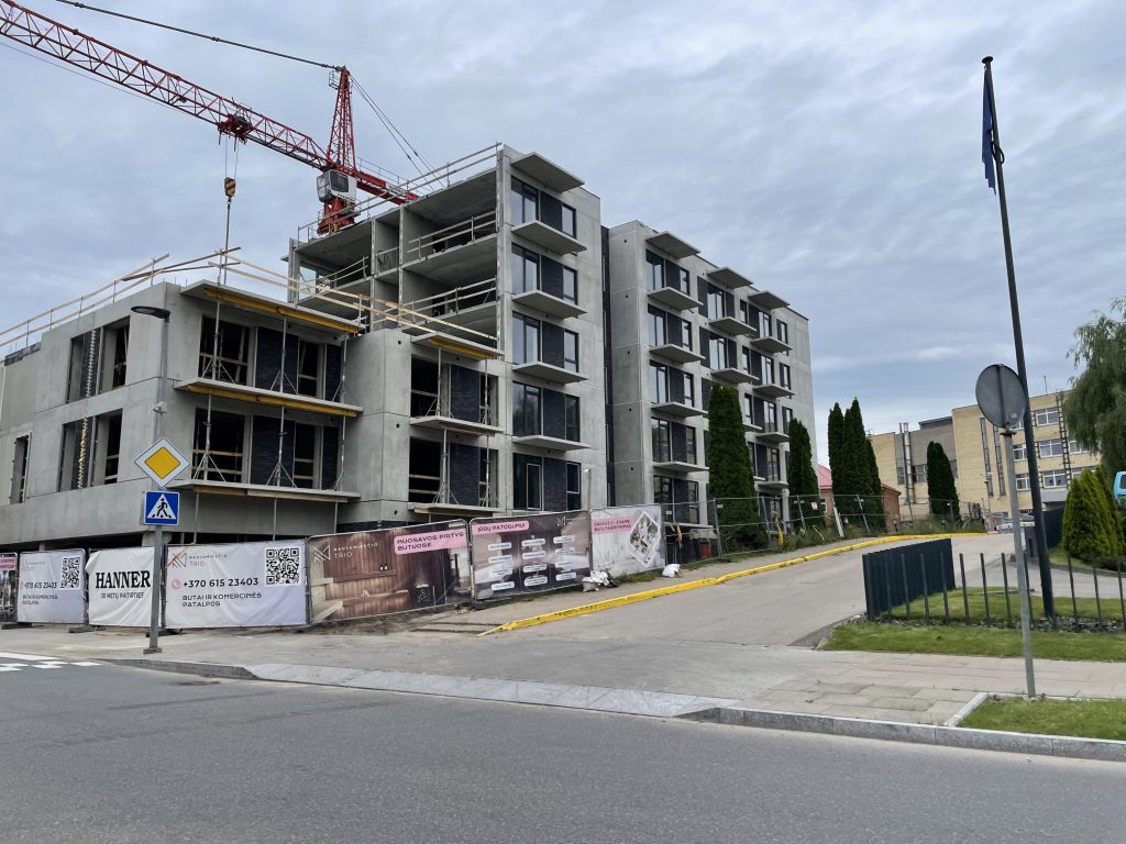 Naujamiesčio trio (Panerių g. 34) - Daudzdzīvokļu nams - būvdarbu attēli