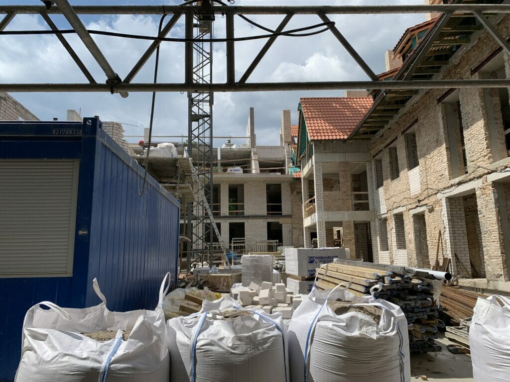 Totorių sodas (Totorių g. 13) - Multi apartment - construction photos