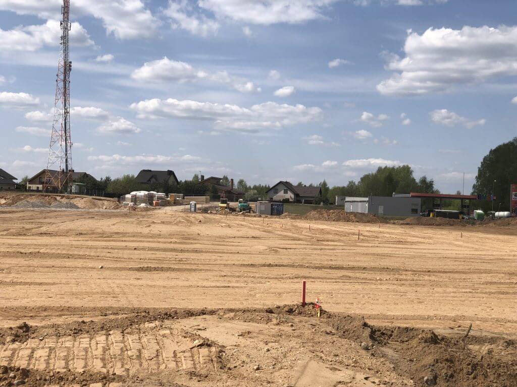 Moki-veži Pilaitė (Pilkalnio g. 3) - Shopping center - construction photos