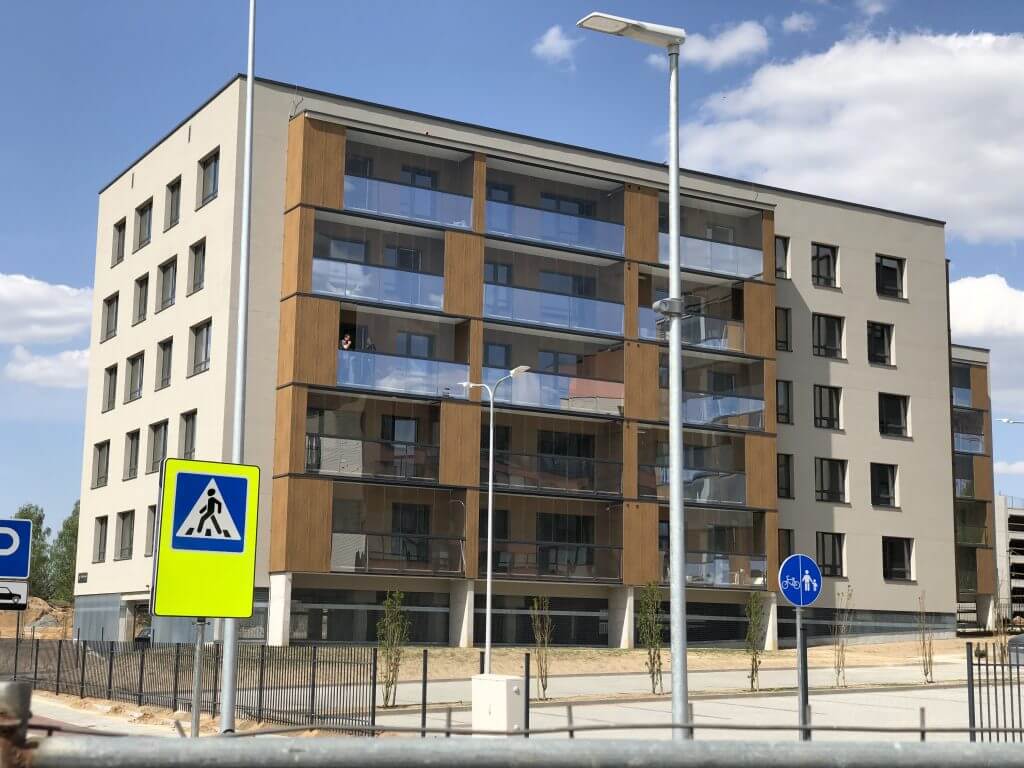 Martyno namai (M. Mažvydo g.) - Multi apartment - construction photos