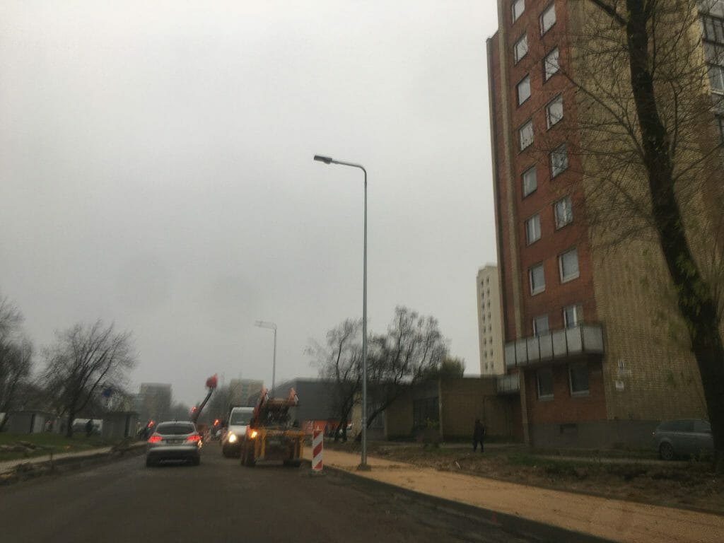 Ramaus eismo gatvė Šaltkalvių g (Šaltkalvių g.) - Street - construction photos