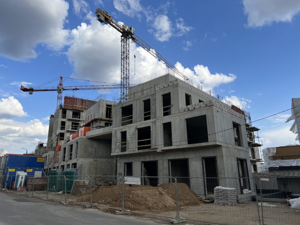 Žvėryno City (Paribio g. 12) - Multi apartment - construction photos