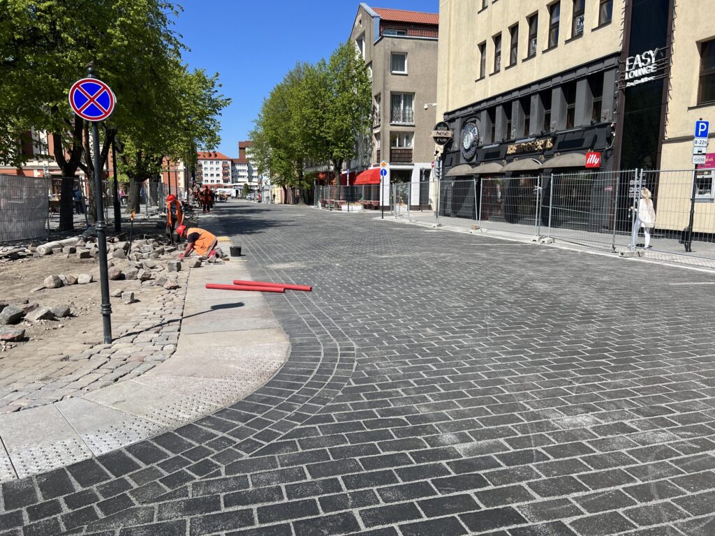 Teatro gatvė (Teatro g.) - Ceļš - būvdarbu attēli